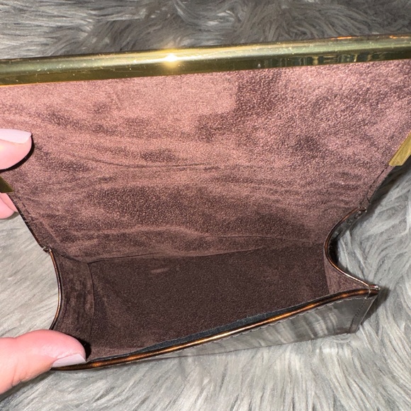 EUC Tory Burch Tortoise Gold Shell Eyeglass Sunglasses Case OS - Picture 4 of 6